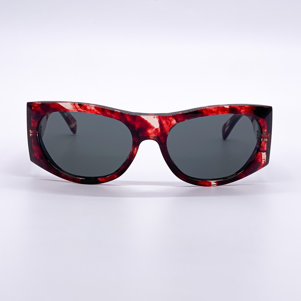 NEW CELINE SUNGLASSES CL40029I 54N WOMEN RED GRAY EYEWEAR CELINE - Picture 4 of 11